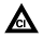 Symbole triangle avec CI au milieu