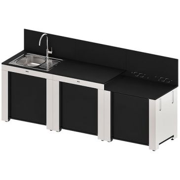Ensemble de cuisine extérieure 3 éléments - PMOD853M