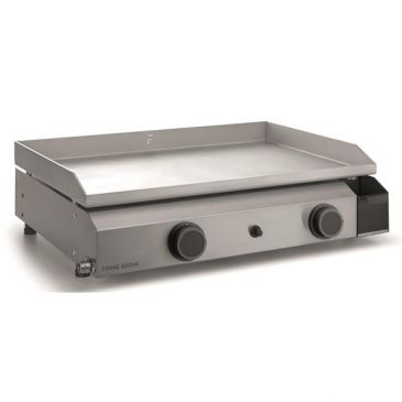 Plancha gaz 2 feux Inox - Base 60 - BASEG60I